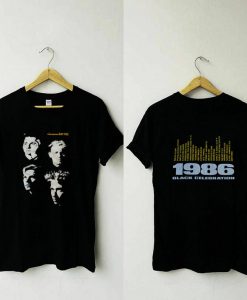 1986 Depeche Mode Black Celebration Tour Vintage T Shirt two side