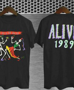 80s Oingo Boingo Alive 1989 TShirt New Gildan two side