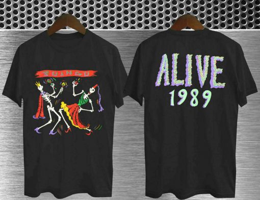 80s Oingo Boingo Alive 1989 TShirt New Gildan two side