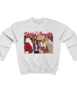 Friends I'm The Holiday Armadillo Christmas Sweater T-Shirt Scene Retro TV Show Unisex Heavy Blend Crewneck Sweatshirt