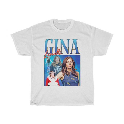 Gina Linetti Homage T-Shirt Funny Gift Brooklyn Nine Show Retro 80's 90's Vintage