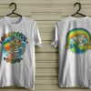 Grateful Dead white TShirt Europe 72 rare vintage tour Two side