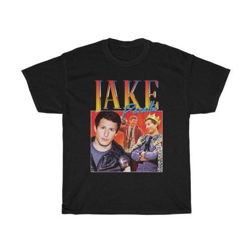 Jake Peralta Homage T-Shirt Funny Gift Brooklyn Nine Show Retro 80's 90's Vintage