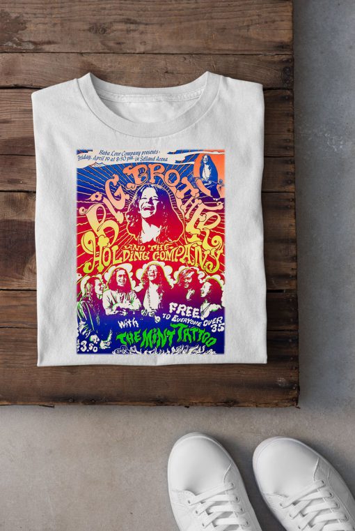 Janis Joplin Psychedelic Concert Shirt, Singer Shirt, Legend Rock Shirt, Unisex T-Shirt