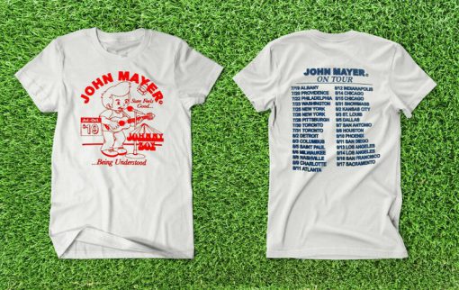 John Mayer Online Ceramics 2019 Tour TShirt Two side