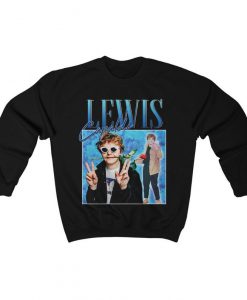 Lewis Capaldi Homage Funny Vintage Retro 90's Scottish Legend Icon Men's Women' Unisex Heavy Blend Crewneck Sweatshirt