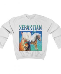 Lil Sebastian Homage Sweatshirt Jumper Funny Gift Parks And Recreation Retro 80's 90's Unisex