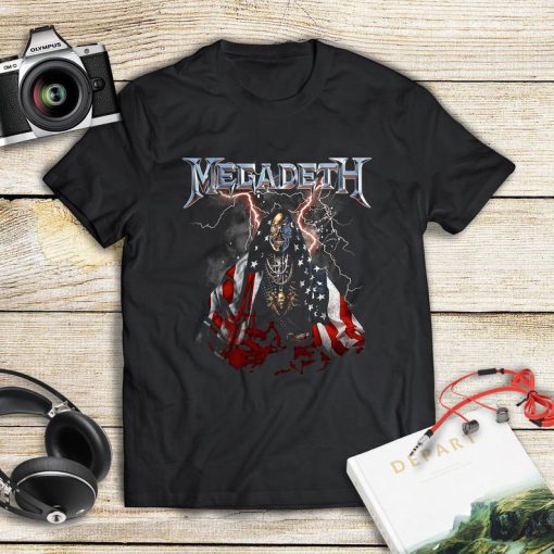 Megadeth USA Flag Shirt, Megadeth Shirt, Unisex T-Shirt