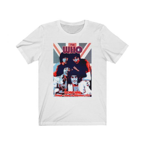 The Who - The Detroit Cobo Hall Concert Established in 1964 ,Rock,hard rock,power pop,T-Shirt For Men and Women,The Who (band) T-shirt