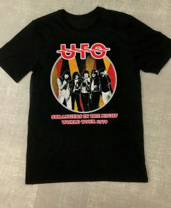 Vintage 1979 UFO World Tour Rock Concert T Shirt