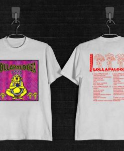 Vintage 1994 Lollapalooza 4 year lineup tour T Shirt two side