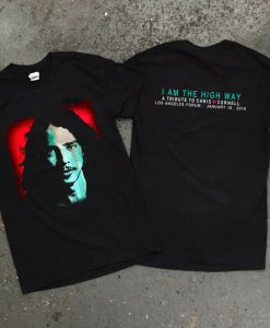 Vintage Am The Highway A Tribute To Chris Cornell commemorative T Shirt two side
