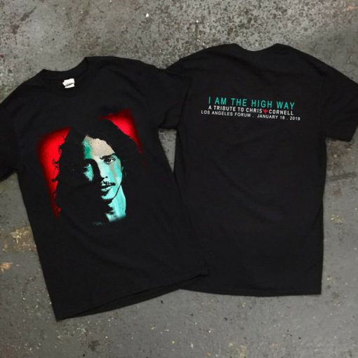 Vintage Am The Highway A Tribute To Chris Cornell commemorative T Shirt two side
