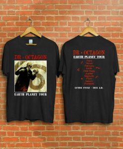 Dr Octagon Earth Planet Tour Concert Tshir two side