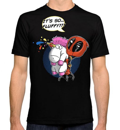 Deadpool with Unicorn Funny T-Shirt