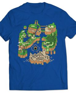 Dinosaur Land Map T-shirt