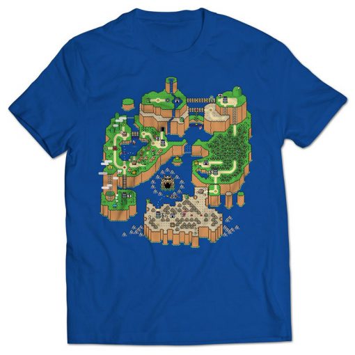 Dinosaur Land Map T-shirt