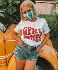 Girl Power 70's Inspired Warped Graphic Tee - Vintage Inspired Feminist T-shirt