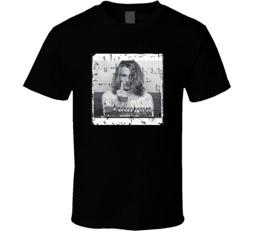 Johnny Depp Distressed Mugshot Blow Movie T Shirt