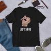 Left Pink Shoe with Mouth Funny Unisex T-Shirt