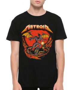 Metroid Samus vs Ridley Heavy Metal T-Shirt,
