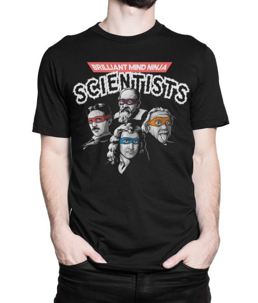 Ninja Scientists Funny T-Shirt, Teenage Mutant Ninja Turtles Tee