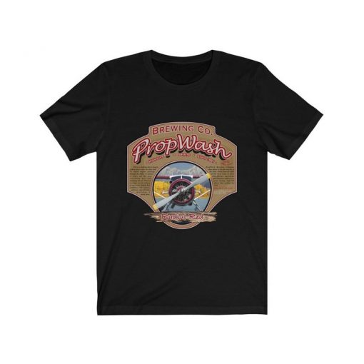 PropWash Brewing Co. - Radial Red DHC-2 Beaver Floatplane tshirt