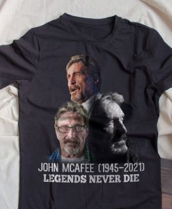 RIP John McAfee T-shirt