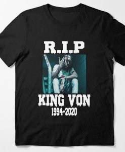 Rapper King Von T-shirt King Von - Welcome To O'Block T-Shirt