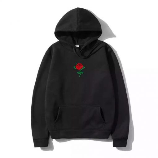 Red Rose Hoodie