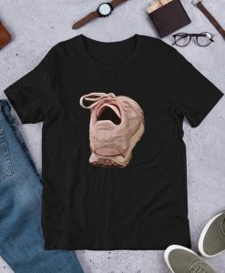 Shoe with Mouth Open Funny Unisex T-Shirt