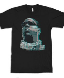 The Notorious B.I.G. Glitch T-Shirt, Biggie Smalls Notorious BIG Tee