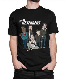 The Revengers Funny T-Shirt, Keanu Reeves Bruce Willis Tom Cruise Liam Neeson Tee