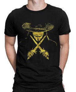 V for Vendetta T-Shirt, Guy Fawkes Graphic Tee