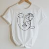 Abstract face tshirt