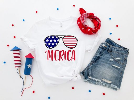 America Shirt, Independence Day Shirt, Merica Tshirt