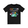 Autism Awareness Shirt, People Of The World, Rainbow Humans, Unisex T-Shirt