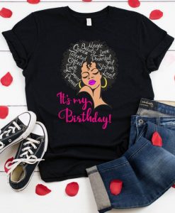 Black Woman Birthday Shirt - Birthday QueenTshirt