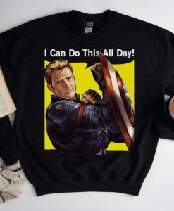 Captain America Shirt, I Can Do This All Day Sweatshirt