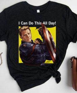 Captain America Shirt, I Can Do This All Day Tshirt