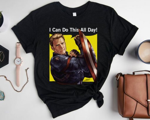 Captain America Shirt, I Can Do This All Day Tshirt