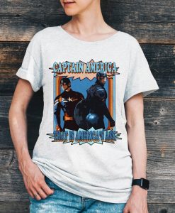 Captain America Vintage Retro Style Unisex T-shirt