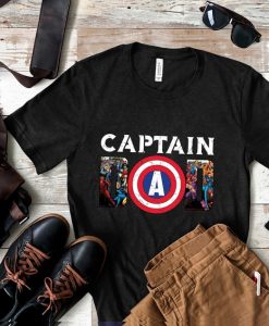 Captain Dad Shirt, Fathers Day Shirt, Gift For Dad