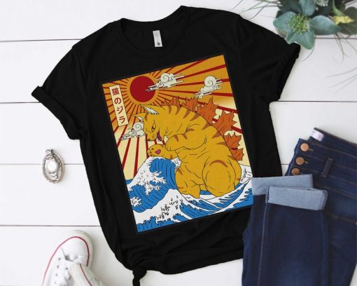 Catzilla Funny T-Shirt