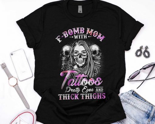 F-Bomb Mom With Tattoos T-Shirt