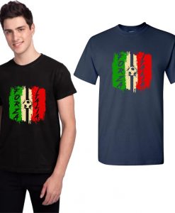 Forza Italia Italy Flag Logo T-Shirt