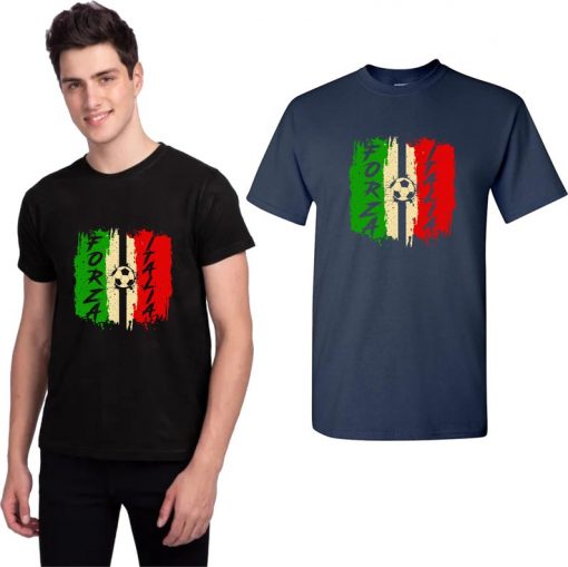 Forza Italia Italy Flag Logo T-Shirt