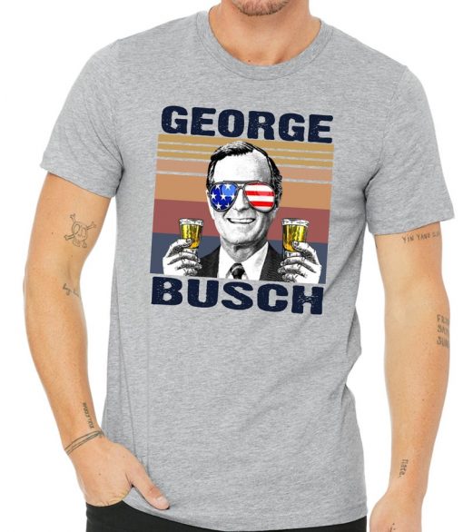 George Busch, George Bush, drunk president, drinking shirt, 4th of july, unisex t shirt