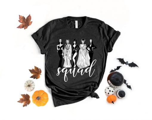 Goth Squad Shirt, Halloween Movie Queens Shirt, Squad T-shirt