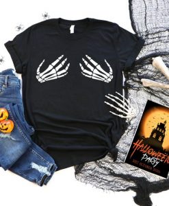 Halloween Skeleton Hand Shirt